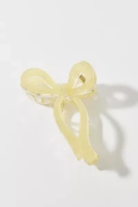 Draped Bow Resin Claw Clip