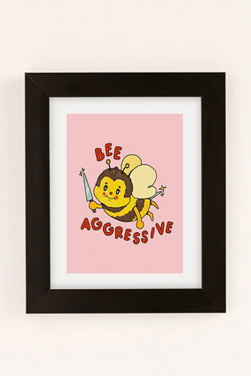 Danny Brito Bee Aggressive Art Print