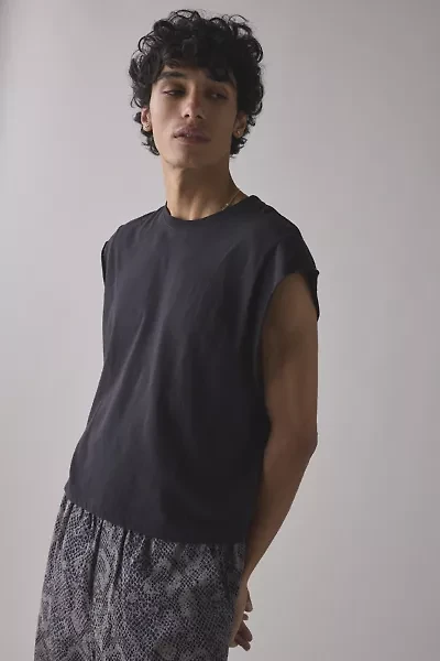BDG Grayson Solid Cutoff Muscle Tank