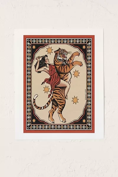 Jessica O. Amazona (Dressed) Art Print