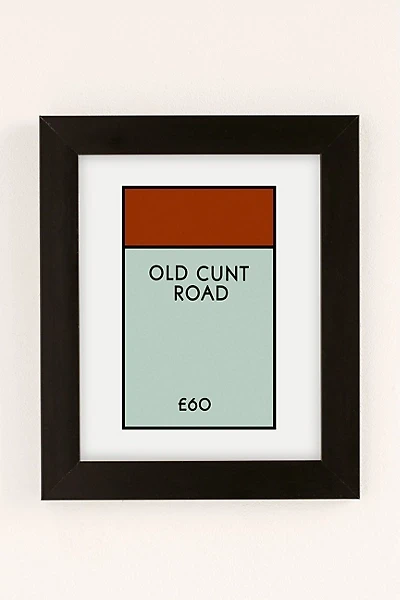 daveseedhouse Old C*** Road Art Print