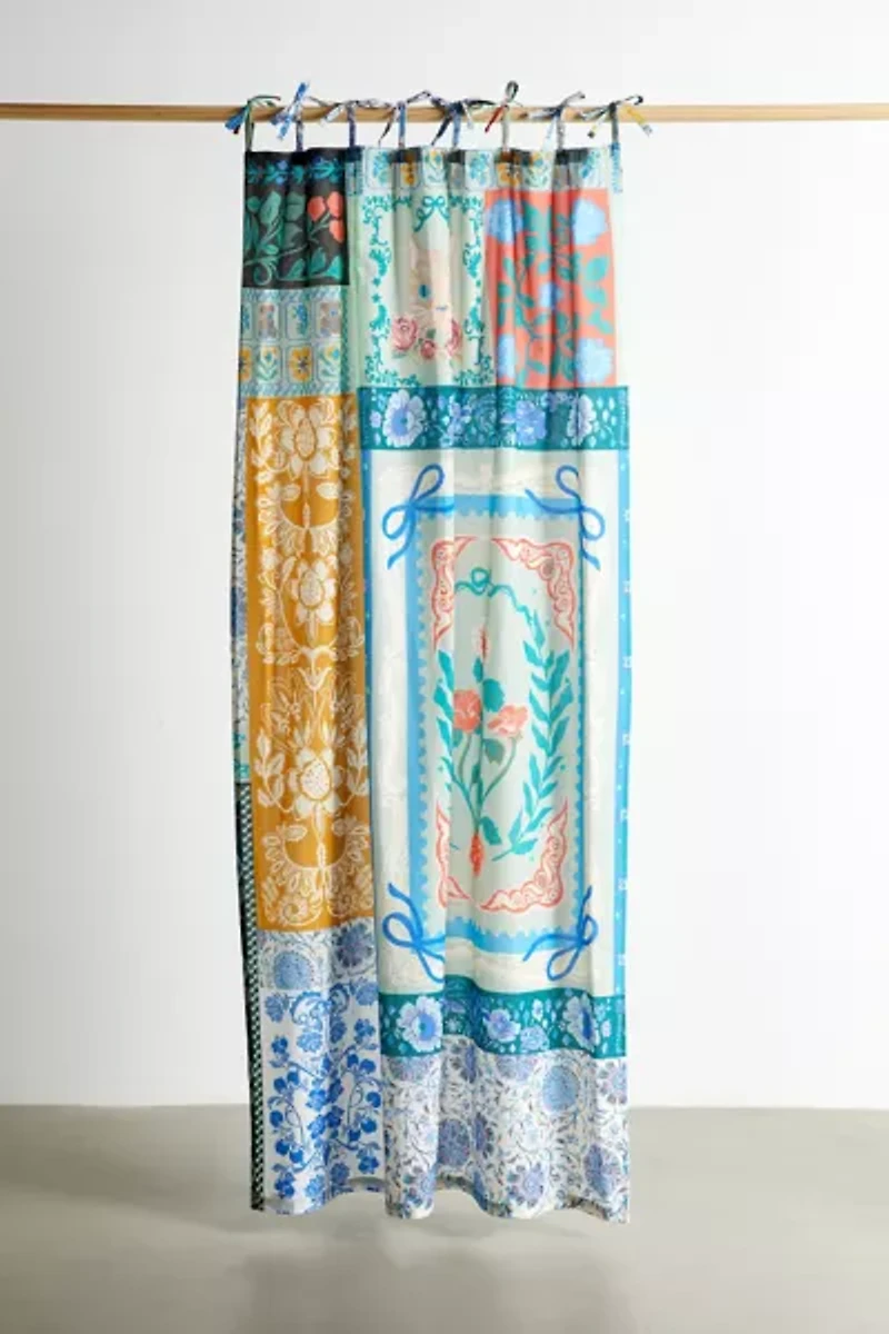 Raya Patched Floral Window Panel