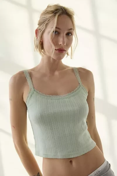 Out From Under Angie Pointelle Cropped Cami