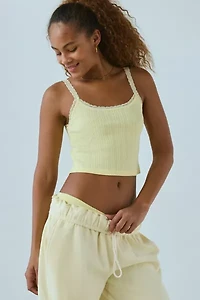 Out From Under Angie Pointelle Cropped Cami
