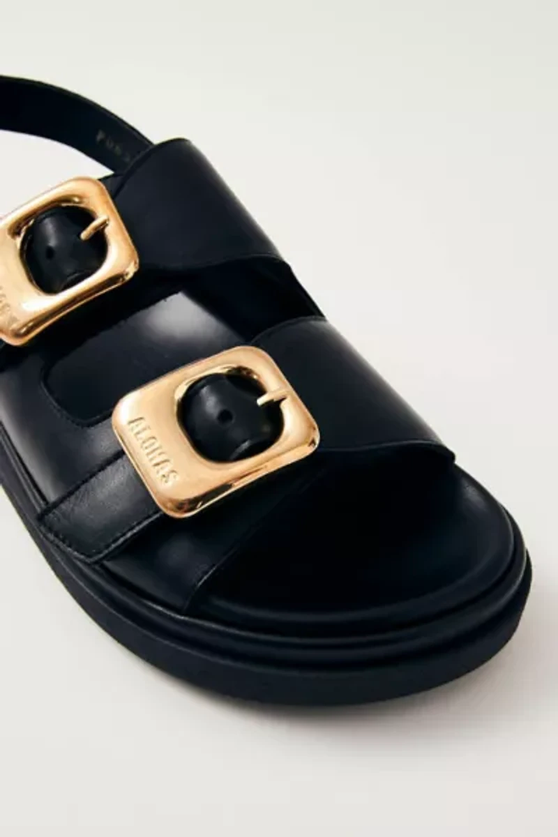 ALOHAS Dalia Leather Slingback Buckled Sandal