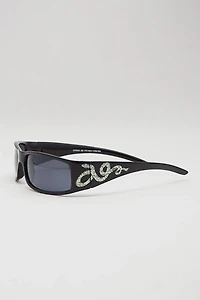 Vintage Boa Rectangle Sunglasses