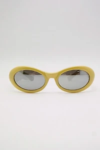 Vintage Twiggy Oval Sunglasses