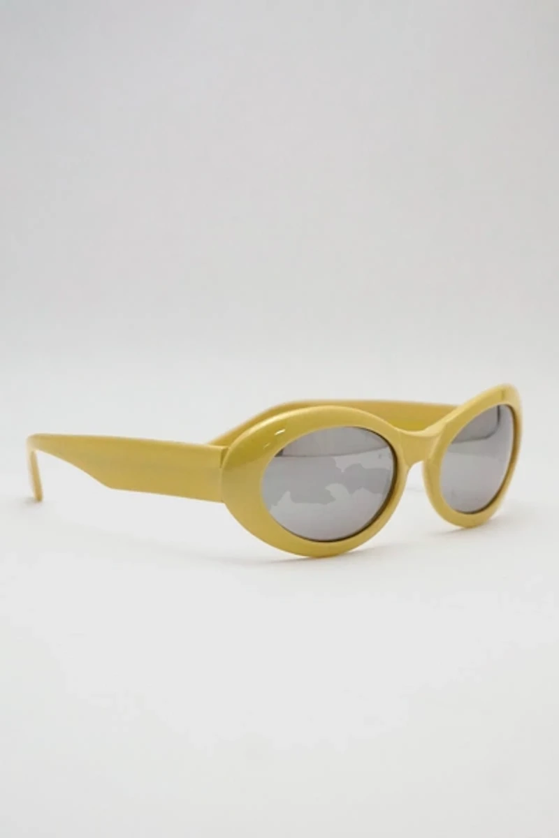 Vintage Twiggy Oval Sunglasses