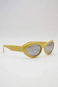 Vintage Twiggy Oval Sunglasses