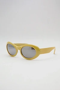 Vintage Twiggy Oval Sunglasses