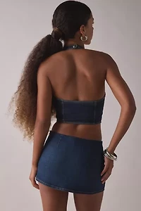 Silence + Noise Esme Cropped Halter Vest Top