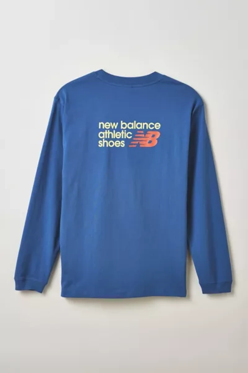 New Balance Athletics Embroidered Long Sleeve Tee