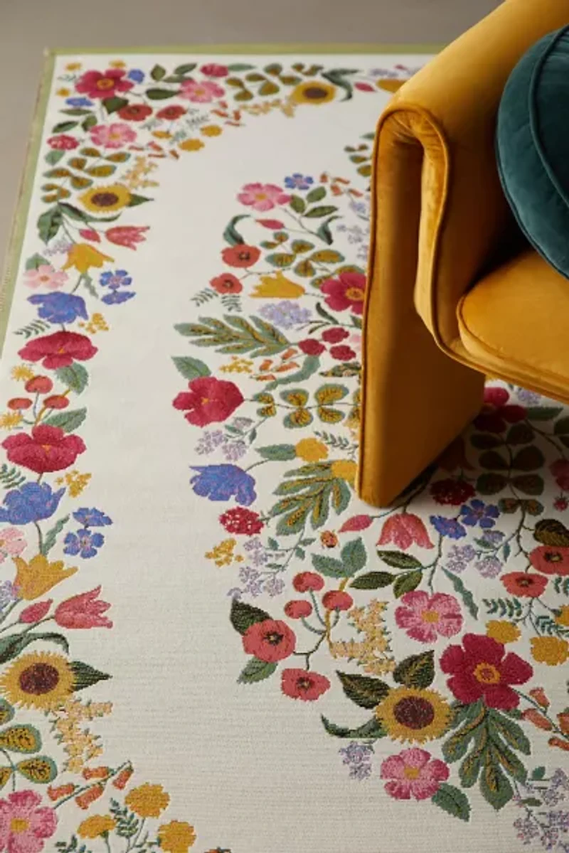 Rifle Paper Co. X Loloi Blossom Performance Rug