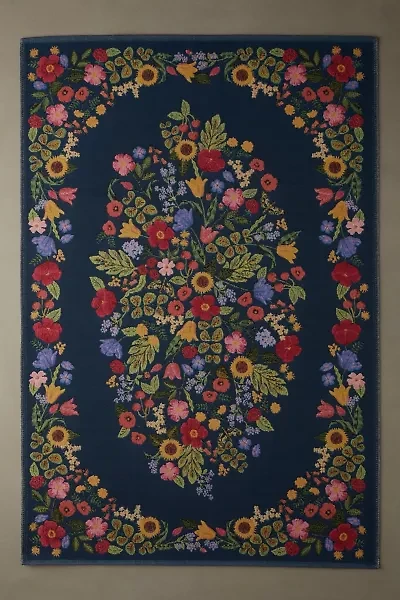 Rifle Paper Co. X Loloi Blossom Performance Rug