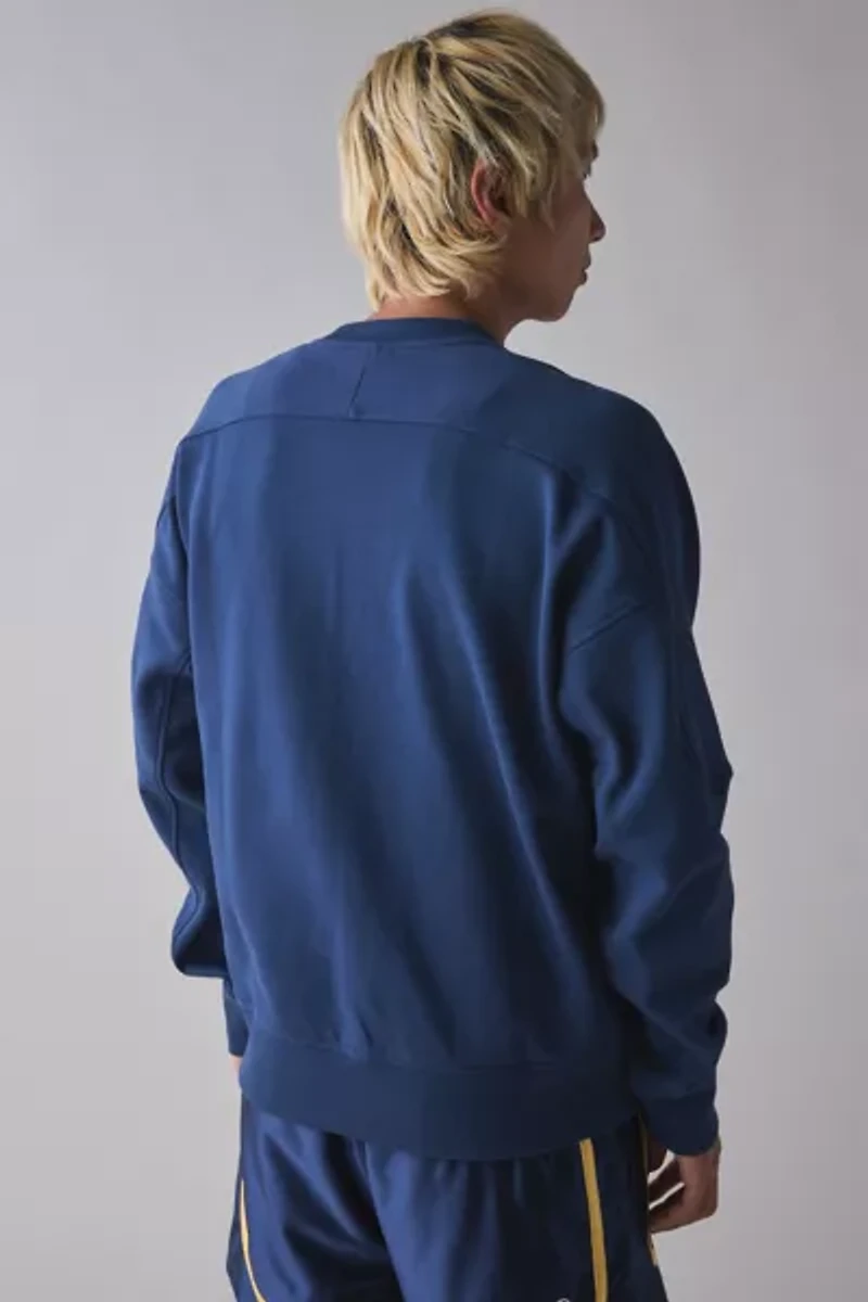 New Balance Varsity Logo French Terry Crew Neck Sweatshirt