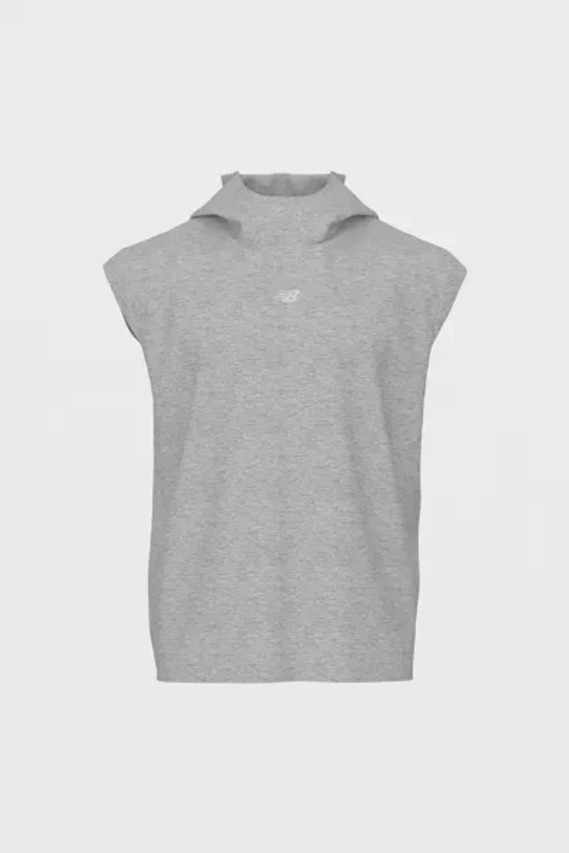 New Balance Athletics BP Lightweight Sleeveless Hoodie Sweatshirt