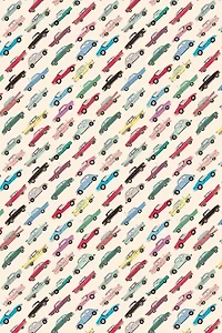 Red Cap Cars Wrapping Paper