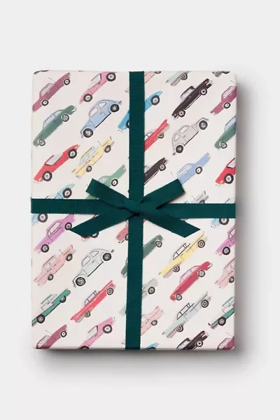Red Cap Cars Wrapping Paper