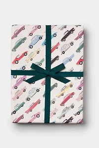 Red Cap Cars Wrapping Paper