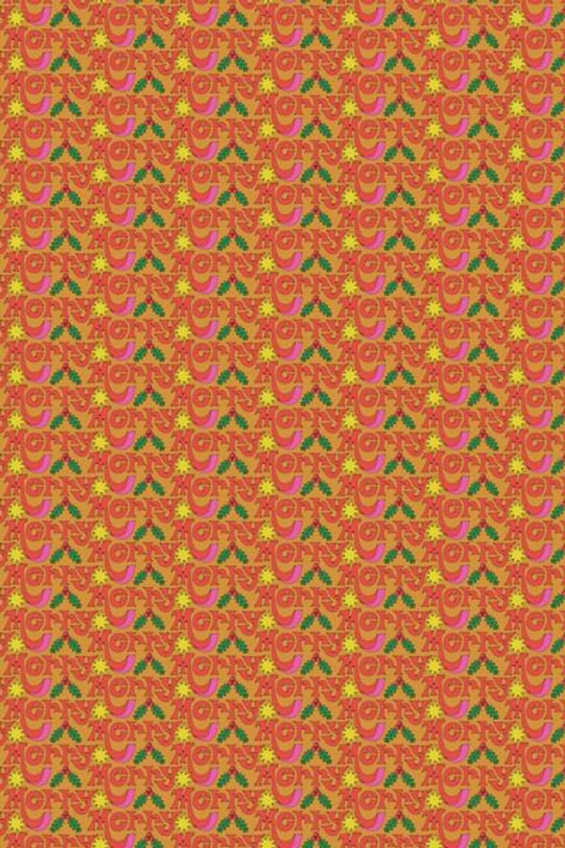 Red Cap Merry Holiday Wrapping Paper