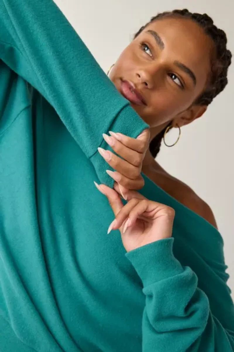 Out From Under Clarity Cozy Knit Off-The-Shoulder Top