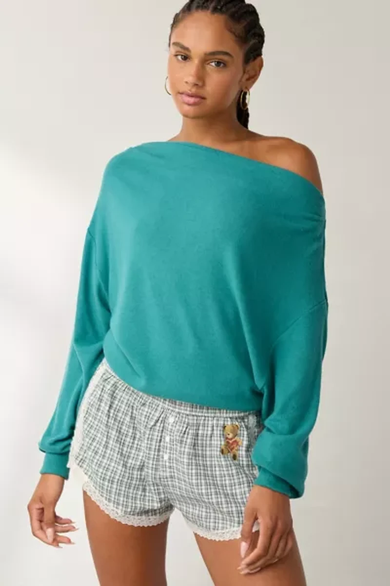 Out From Under Clarity Cozy Knit Off-The-Shoulder Top