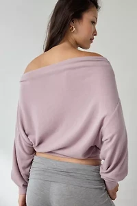 Out From Under Clarity Cozy Off-The-Shoulder Top