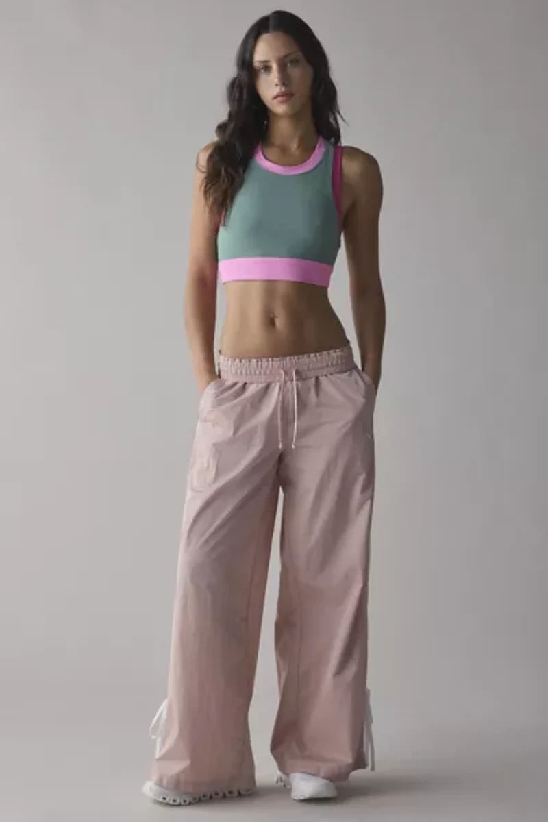Beach Riot Gwen Colorblock High Neck Bra Top