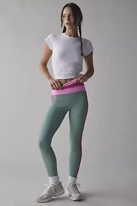 Beach Riot Mariella Sage Bloom Colorblock Legging