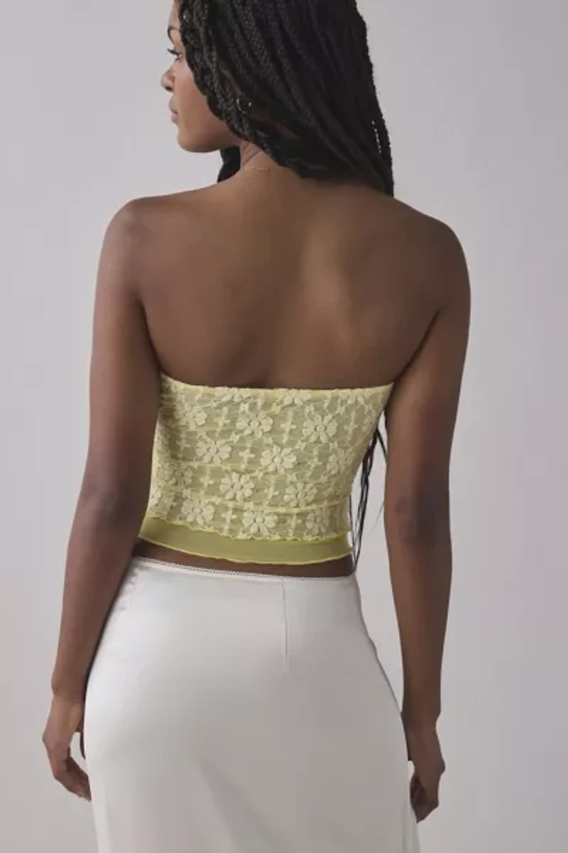 Kimchi Blue Kori Sheer Lace Tube Top