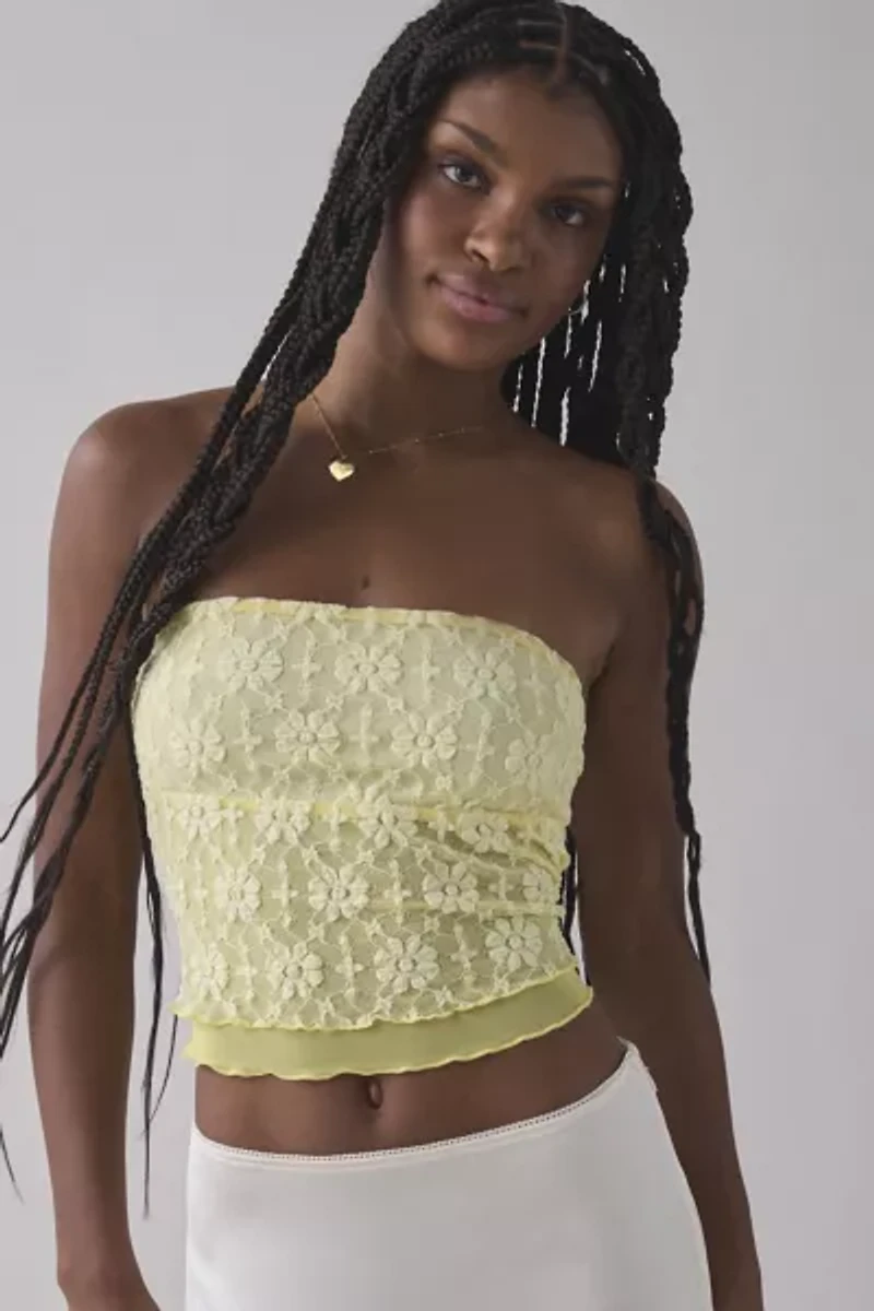 Kimchi Blue Kori Sheer Lace Tube Top