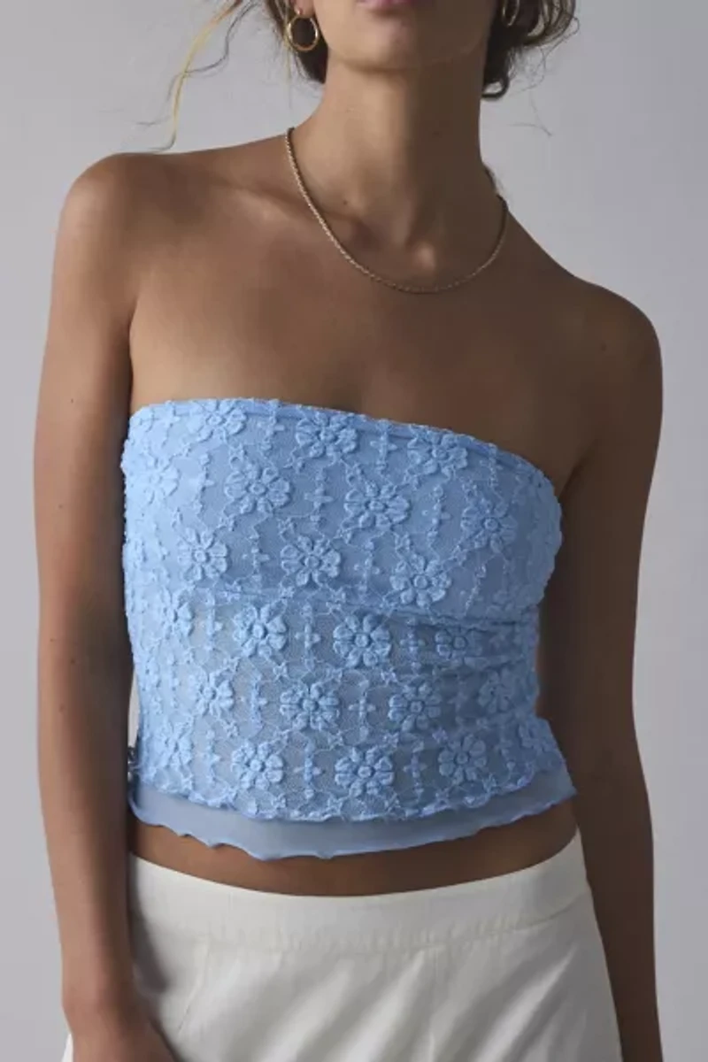 Kimchi Blue Kori Sheer Lace Tube Top