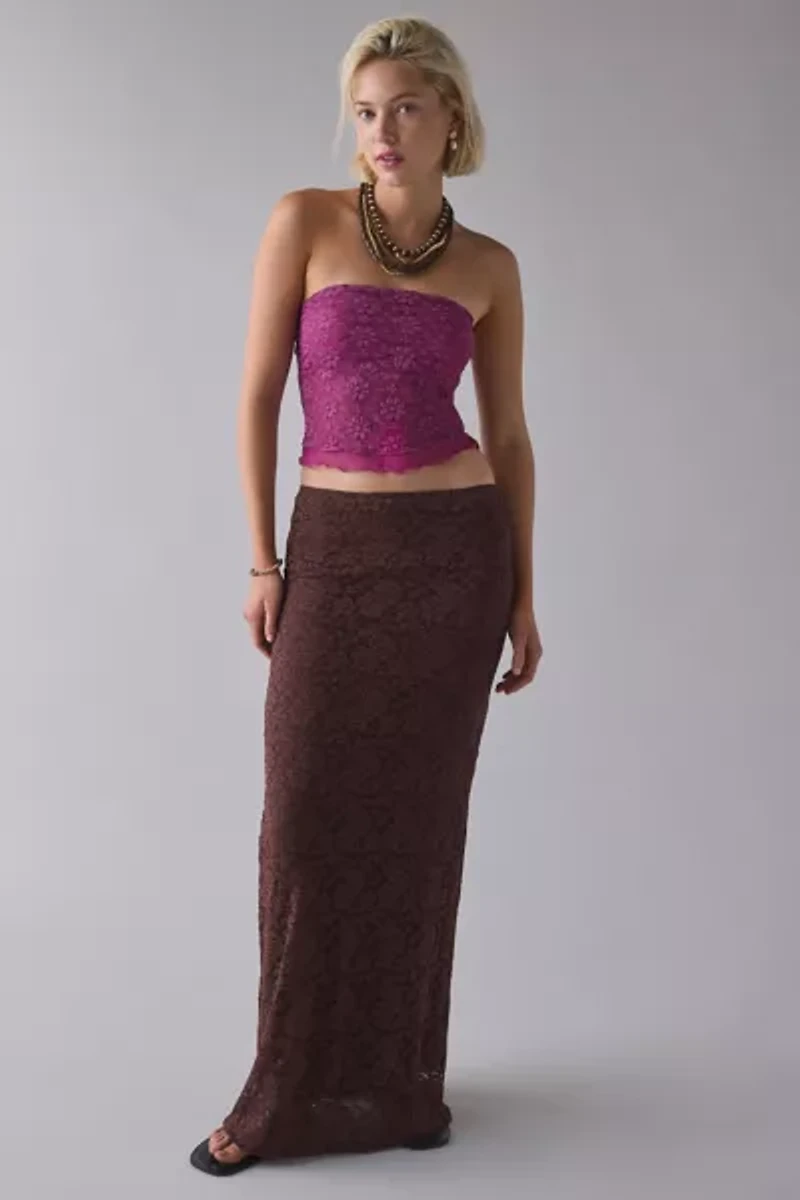 Kimchi Blue Kori Sheer Lace Tube Top