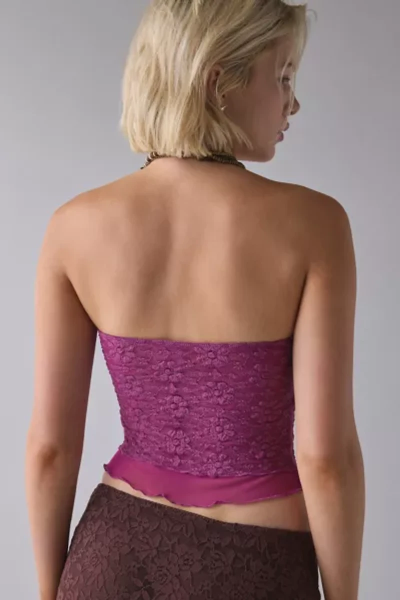 Kimchi Blue Kori Sheer Lace Tube Top