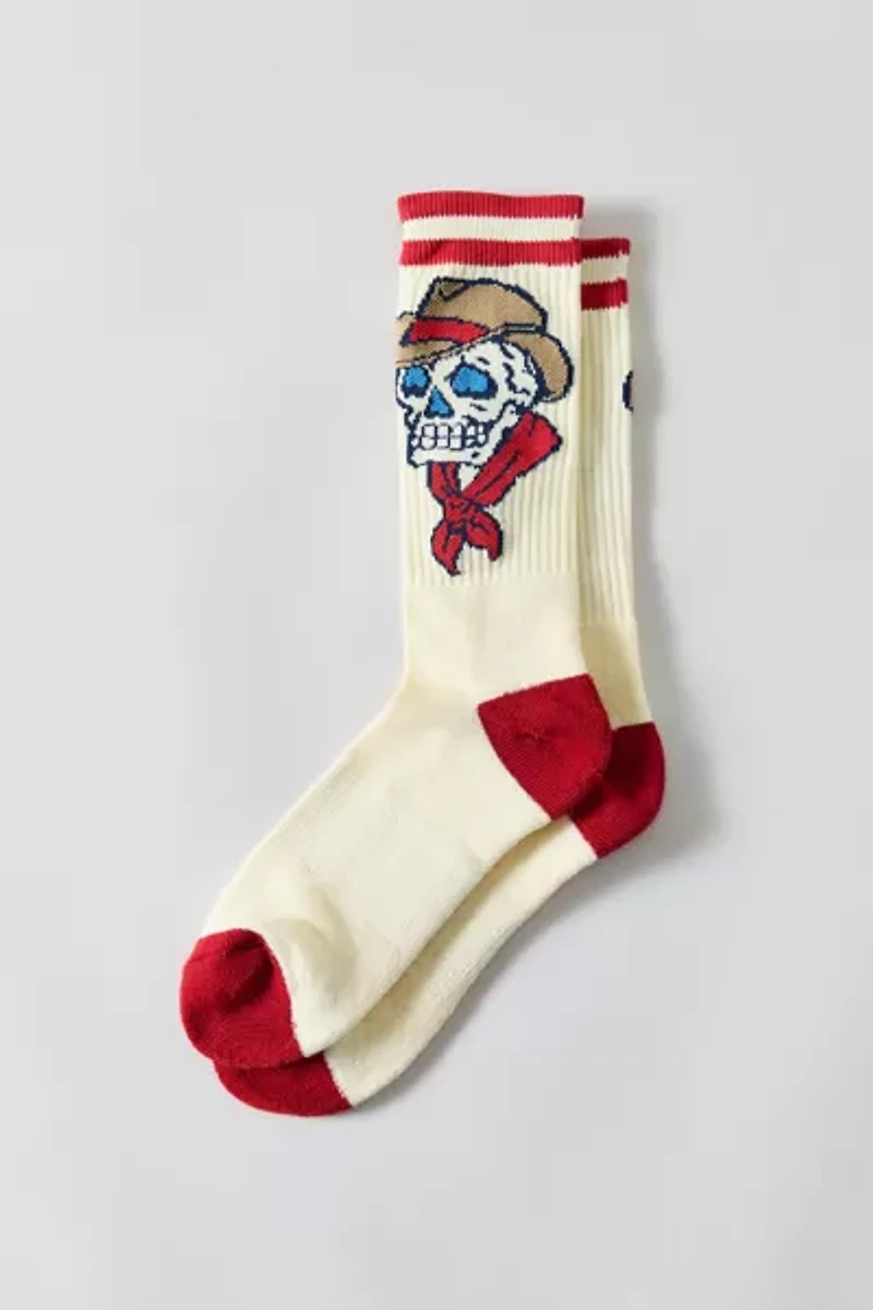 Cowboy Skull Crew Sock