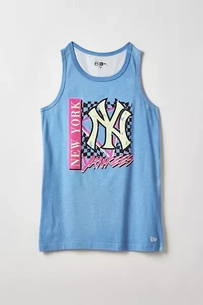 New Era MLB New York Yankees Logo Glow Tank Top