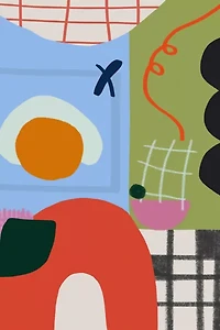 hiabbyhi Breakfast Art Print