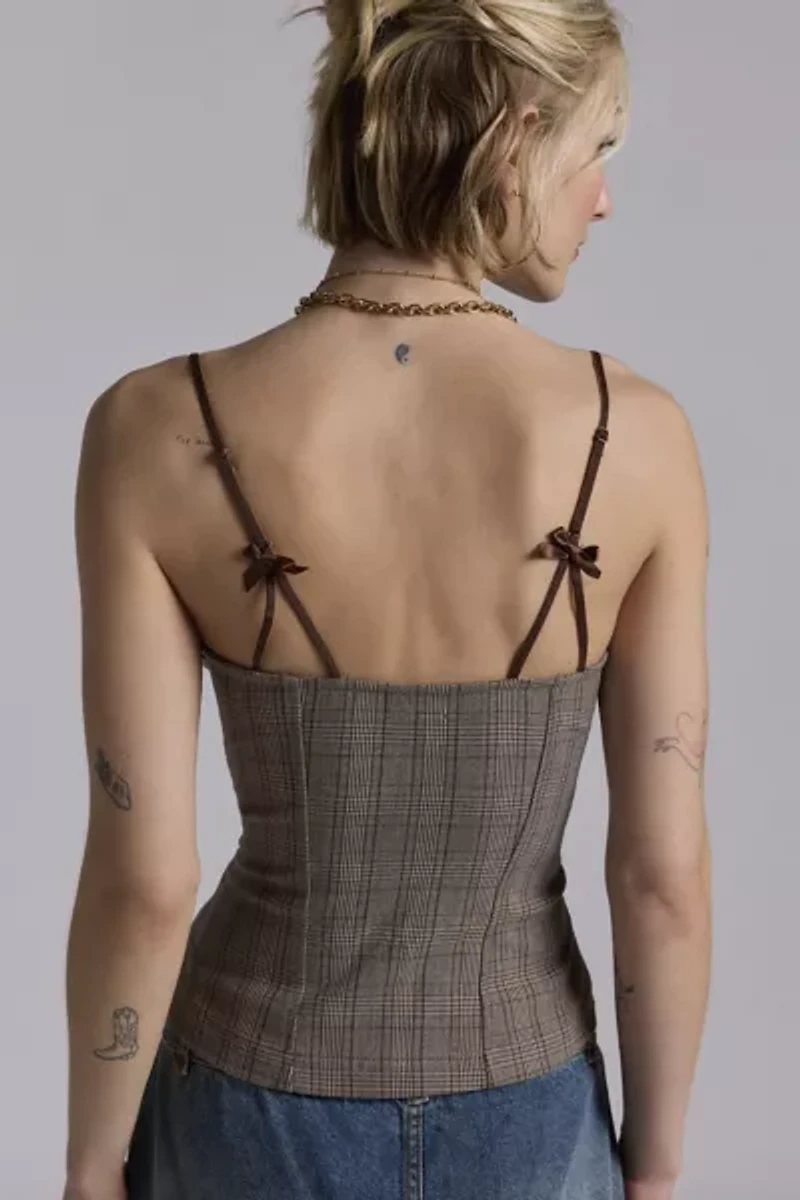 Kimchi Blue Lexi Lace Trim + Bow Detail Cami