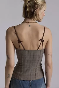 Kimchi Blue Lexi Lace Trim + Bow Detail Cami
