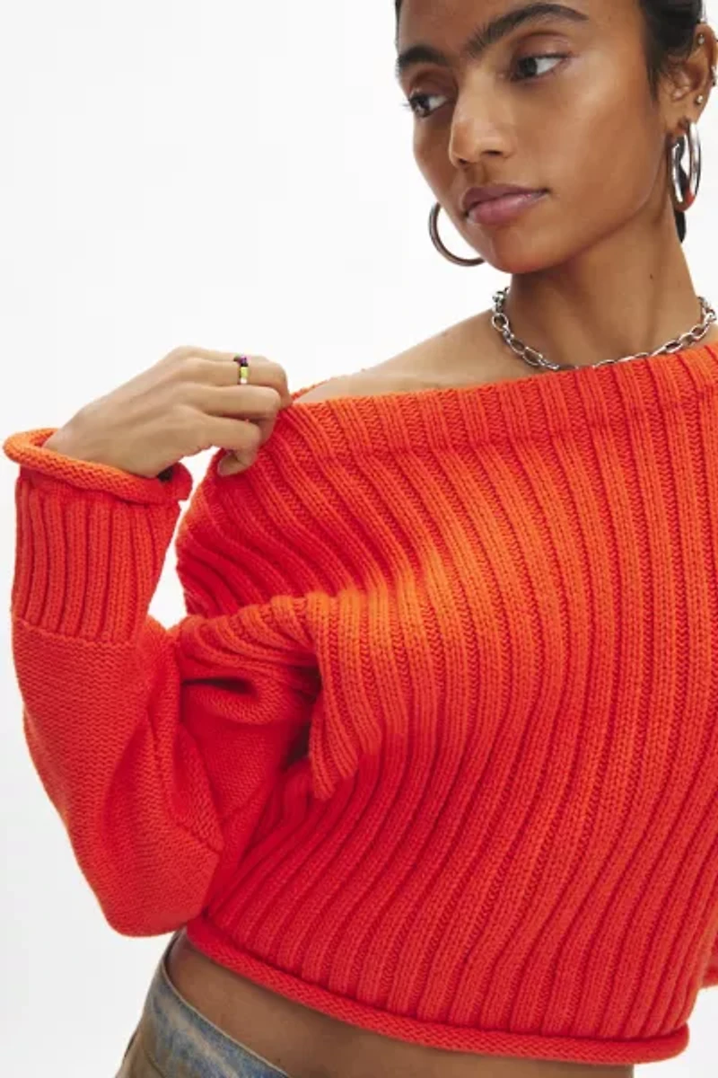 BDG Maria Boatneck Pullover Sweater