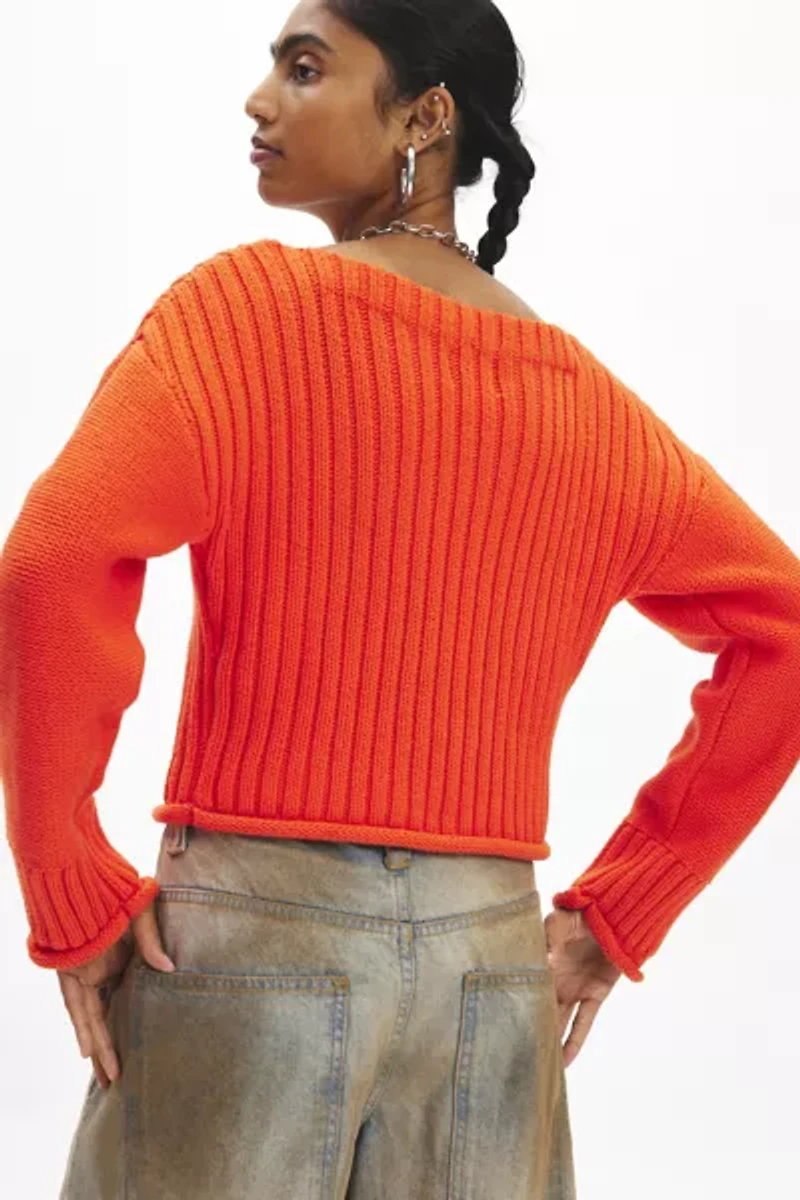BDG Maria Boatneck Pullover Sweater
