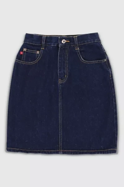 Vintage 90s Dark Wash Denim Skirt