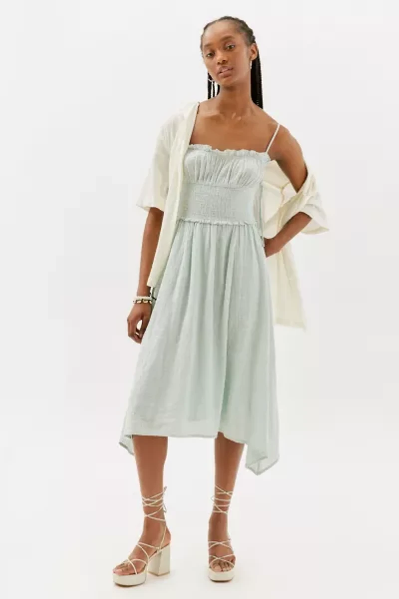 Douro Gauzey Midi Dress