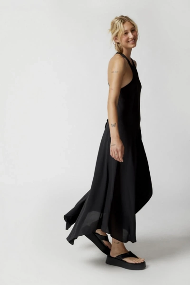 Janet Strappy-Back Midi Dress