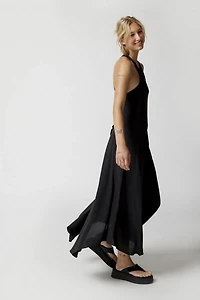 Janet Strappy-Back Midi Dress