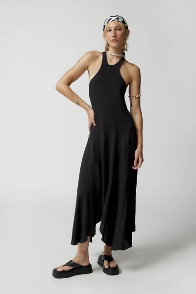 Janet Strappy-Back Midi Dress