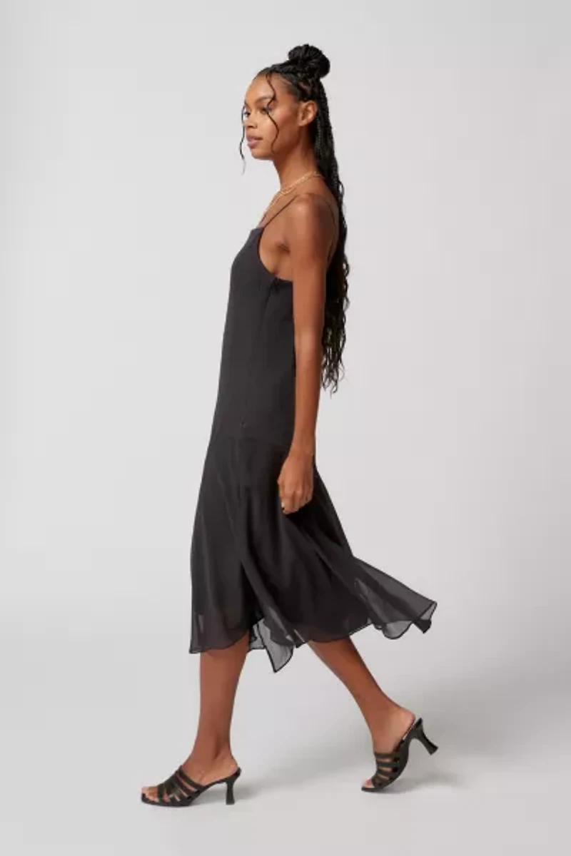 Vickie Chiffon Midi Dress