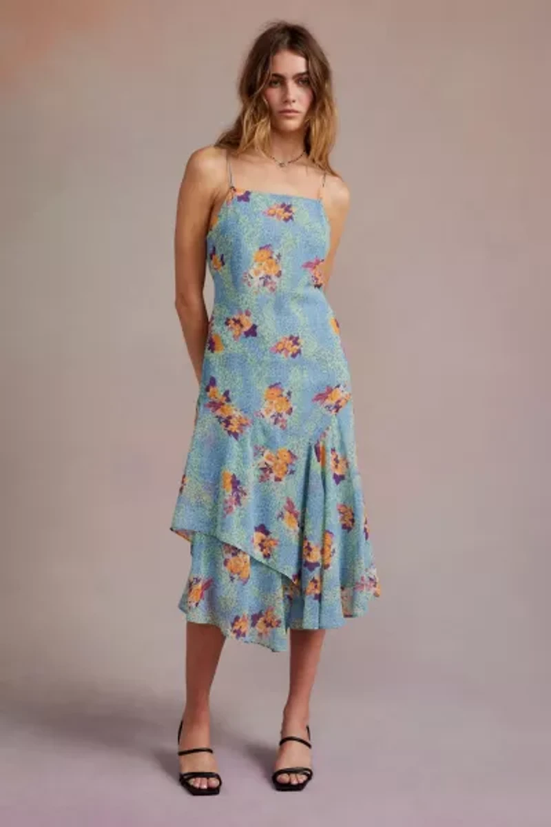 Vickie Chiffon Midi Dress