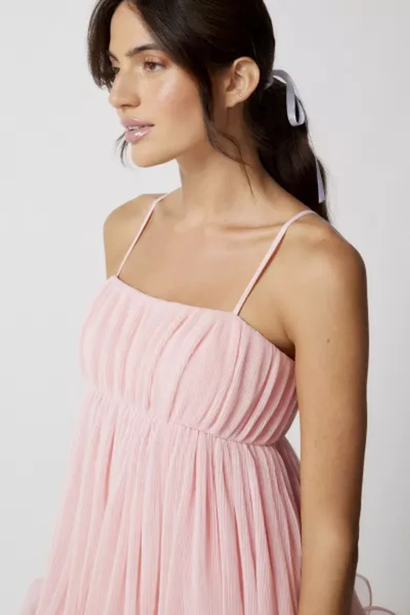 Luna Tiered Babydoll Mini Dress