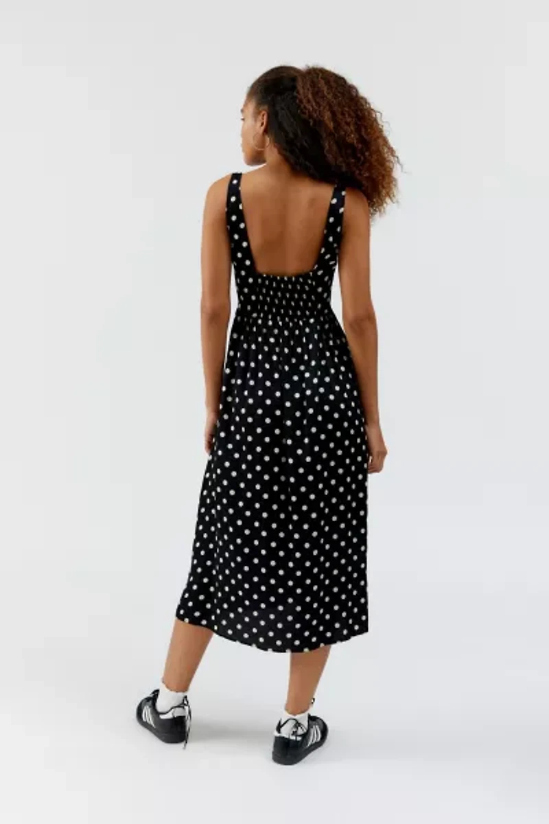 Lydia Polka Dot Midi Dress
